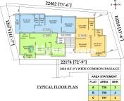 Floor Plan of Sanju Apartment